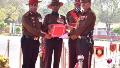 Photo of 16th Battalion The Kumaon Regiment was inducted to Military Station Pithoragarh.