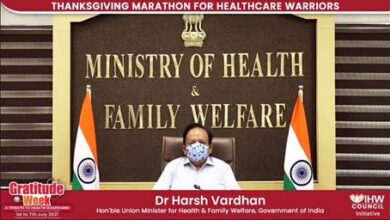 Photo of Dr. Harsh Vardhan addresses Medical Fraternity at the inauguration of Gratitude Week on National Doctors’ Day