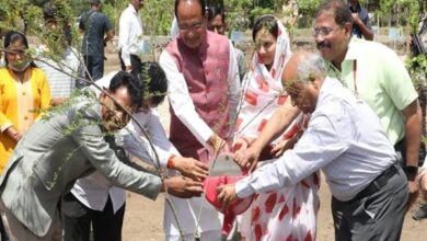 Photo of मुख्यमंत्री श्री चौहान ने स्मार्ट सिटी उद्यान में करंज और केसिया के पौधे रोपे