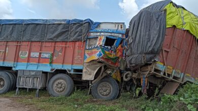 Photo of जबलपुर टोल नाका- खड़े ट्रक से तेज रफ्तार ट्रक टकराया चार की मौत