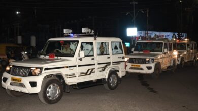 Photo of निष्पक्ष एवं निर्भिक मतदान हेतु जबलपुर पुलिस ने प्रशासनिक अधिकारियों के साथ किया फ्लैग मार्च