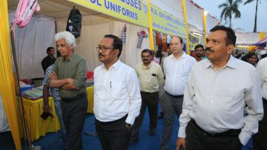 Photo of The Divisional Commissioner, Inspector General, and Collector conducted an inspection of the book fair.